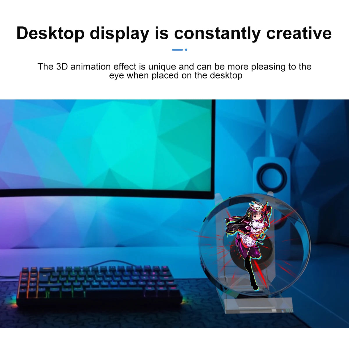 3D Hologram Fan Mini 3D